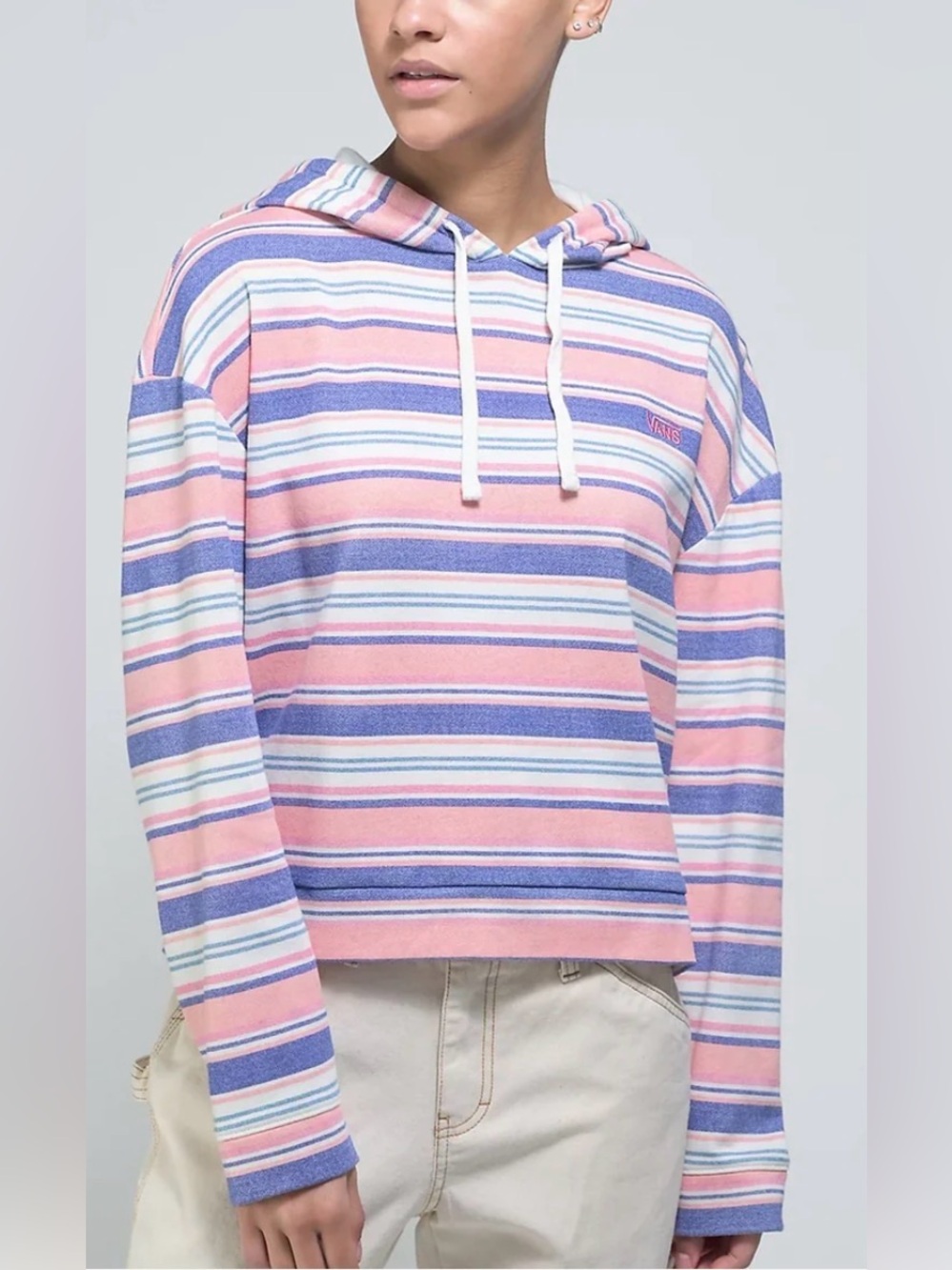 Vans Women's Wazzy Stripe Pullover Hoodie